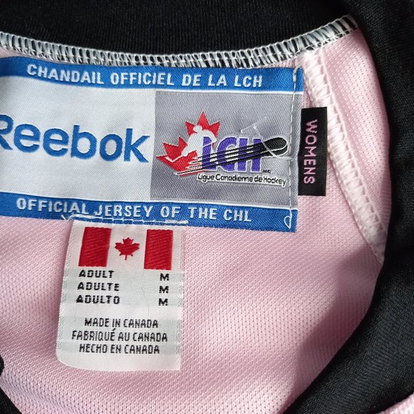 Reebok St John New Brunswick Sea Dog Minor Hockey Jersey (Women M) - Picture 4 of 10